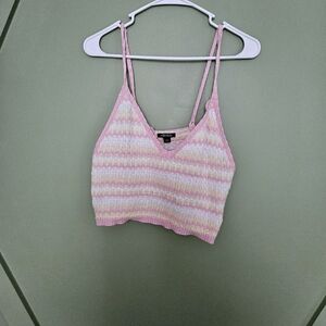 Wild fable knitted crop tank